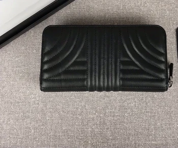 

free shipping 2020 the new style fashion and cool genuine cow leather unisex long clips 20cm zipper clips 3 style