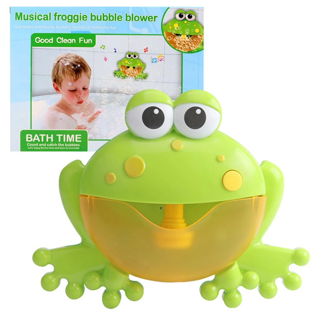 frog bubble bath