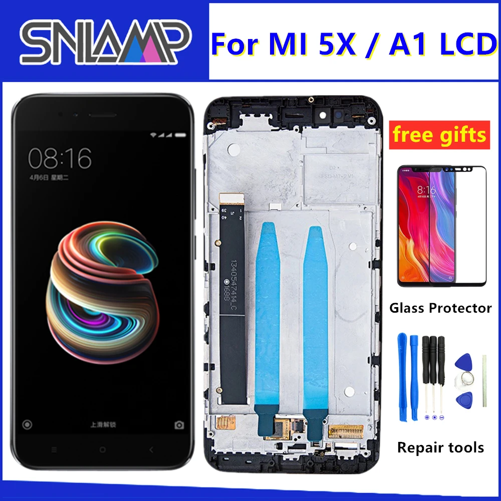 

For Xiaomi MiA1 Mi A1 LCD Display+Touch Screen High Quality New Digitizer Screen Glass Panel For Xiaomi Mi A1 Mi5X Mi 5X lcd