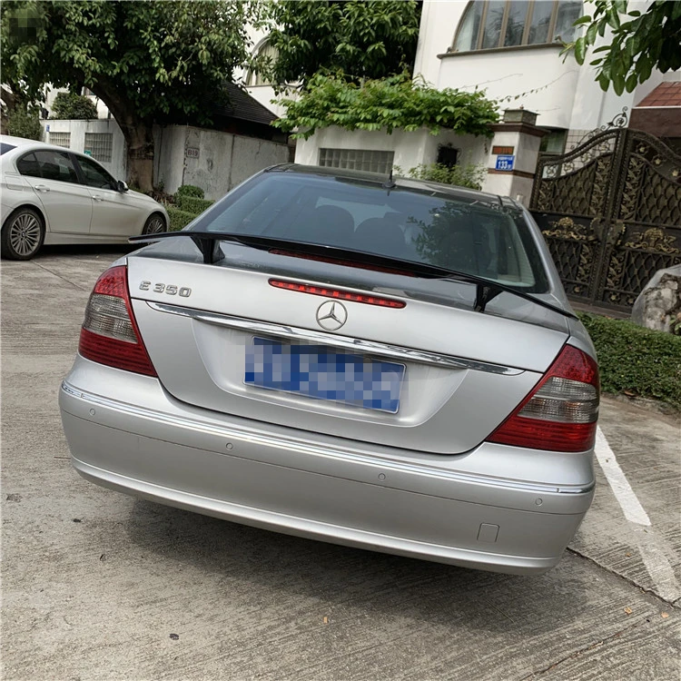 Спойлер для W211 2003-2006 Mercedes-Benz W211 NT E-class E200 E260, спойлер из АБС-пластика, заднее крыло, цветной задний спойлер