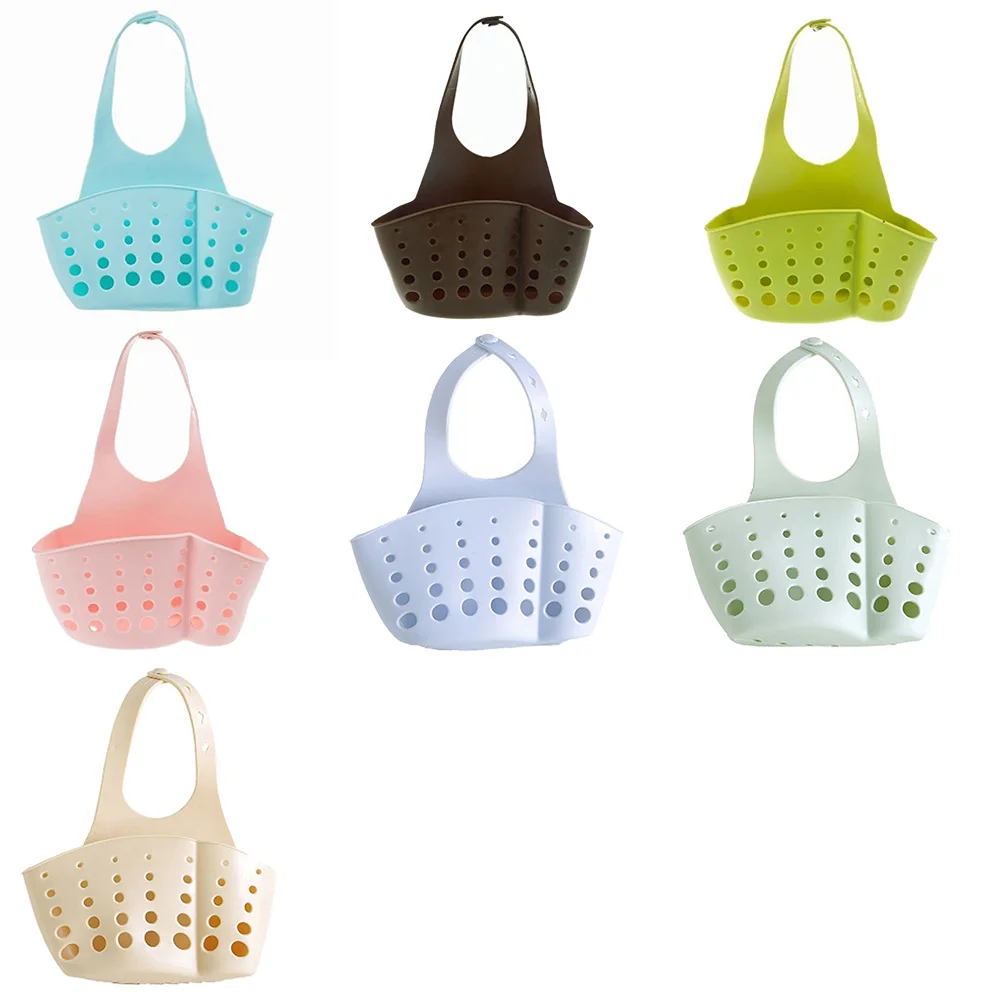 Регулируемая защелка на раковине вертикальная подвесная сумка кухонная полка