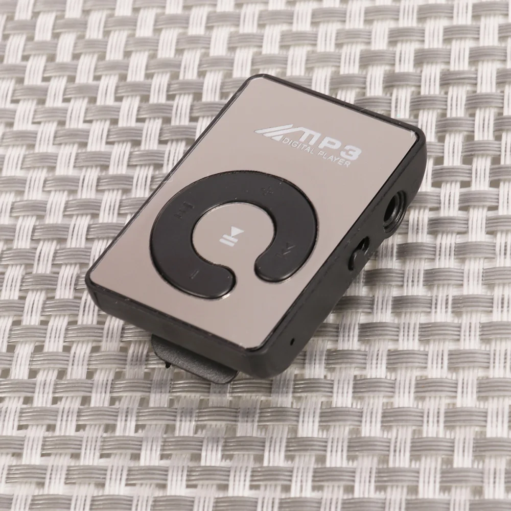 Мини Зеркало Музыка MP3 плеер Клип Поддержка 8 ГБ TF карта с USB кабель наушники