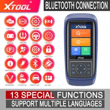 XTOOL A30PRO Bluetooth OBD2 Профессиональный диагностический инструмент Авто OBD считыватель кодов Сканер со службой сброса для автомобиля PK CRP429C XTOOL A30PRO Bluetooth OBD2 Профессиональный диагностический инструмент Авто OBD считыватель кодов Сканер со службой сброса для автомобиля PK CRP429C