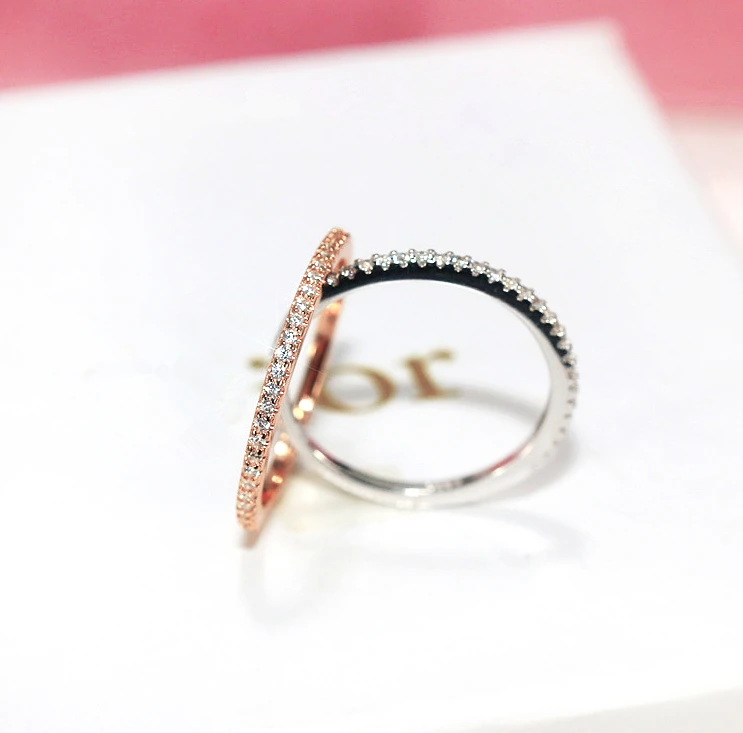 最新重做胧月微镶超细戒指 3