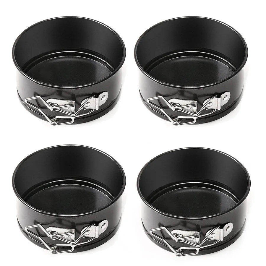 Springform Pans Set Carbon Steel Baking Non-stick Mini Cake Round