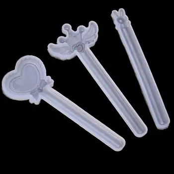 

3Pcs Crown Rabbit Wing Straight Ruler Silicone Mold Kit Resin Casting Craft Tool Dried Flower Resin Decorative DIY Hand Crafts