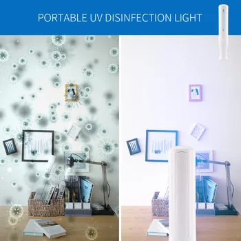

AOZBZ Portable UV Disinfection Light Shell One Button Operation Disinfection Device For Car Travel Home Office Business