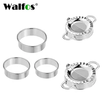 Walfos conjunto de ferramentas, 5 peças de aço inoxidável pressionaria e cortador de manequim