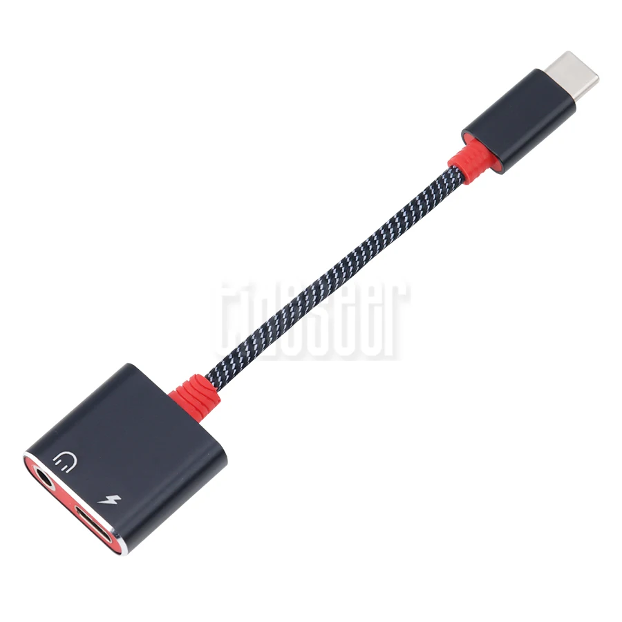 3 5mm Jack Audio Cable 2 in 1 USB Type C Charge Aux Adapter for Xiaomi Huawei P20 Leeco Le Max 2 Headphone Car Usb C Cord 300pcs