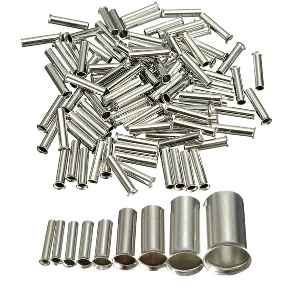 100 шт. Олова покрытием Медь Материал неизолированные клеммы 0.5mm2 6.0mm2 обжимной