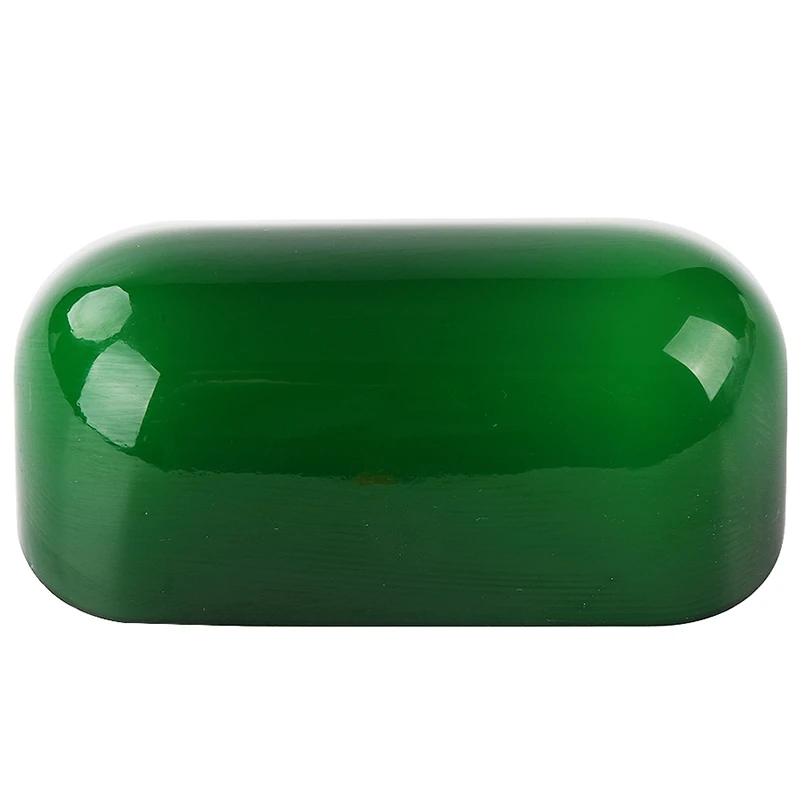 Зеленый цвет стеклянная лампа банкира крышка/банкиры лампа стеклянный абажур