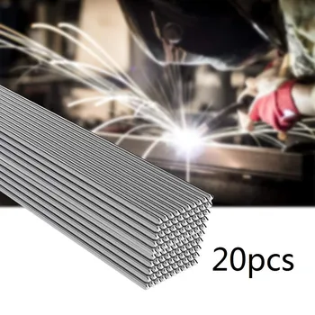 

20Pcs Welding Wires Cored Solder Wire for Welding Condenser Vehicle Air Conditioning Low Temperature Aluminum Electrode 50cm