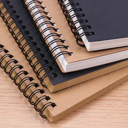 Cahier à spirale pour les Graffitis, carnet de croquis, agenda, fournitures scolaires, couverture souple, 1 pièce 