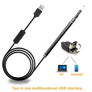 

Newest HD 2-in-1 visual ear cleaning tool Mini Camera otoscope Ear Health Care USB Ear Cleaning Endoscope for android