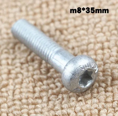 Винт с полукруглой головкой для Dacromet m8* 30/35/40 мм - Название цвета: Серый