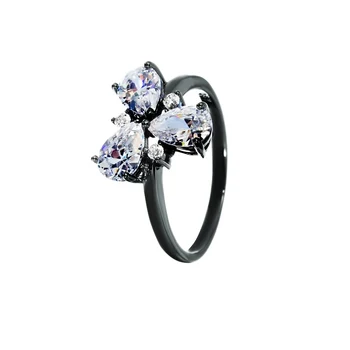 

Кольцо из серебра с ситалом и фианитами R00176