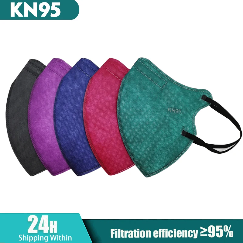 Маска Защитная для лица ffp2mask KN95 FFP2 2 цвета | Красота и здоровье