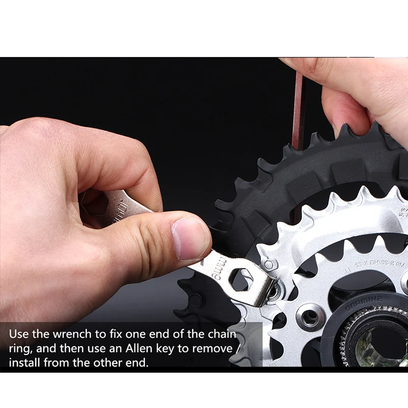 Bike Crank Bent Chainring Repair Bicycle Chainring Bolts Chain