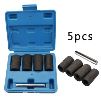 

Socket Screw Extractor Remover Damaged nuts Replacement Parts Black 5Pcs