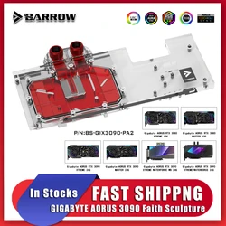 Brouette 3090 3080 GPU Bloc D'eau pour Gigabyte AORUS RTX 3090 3080 XTREME, Couverture Complète Gigabyte 5v ARVB GPU Refroidisseur, BS GIX3090 PA2 