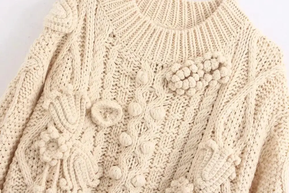 Увядшие зимние свитера для женщин pull femme england Инди фолк крючком толстые большие винтажные свитера женские пуловеры Топы