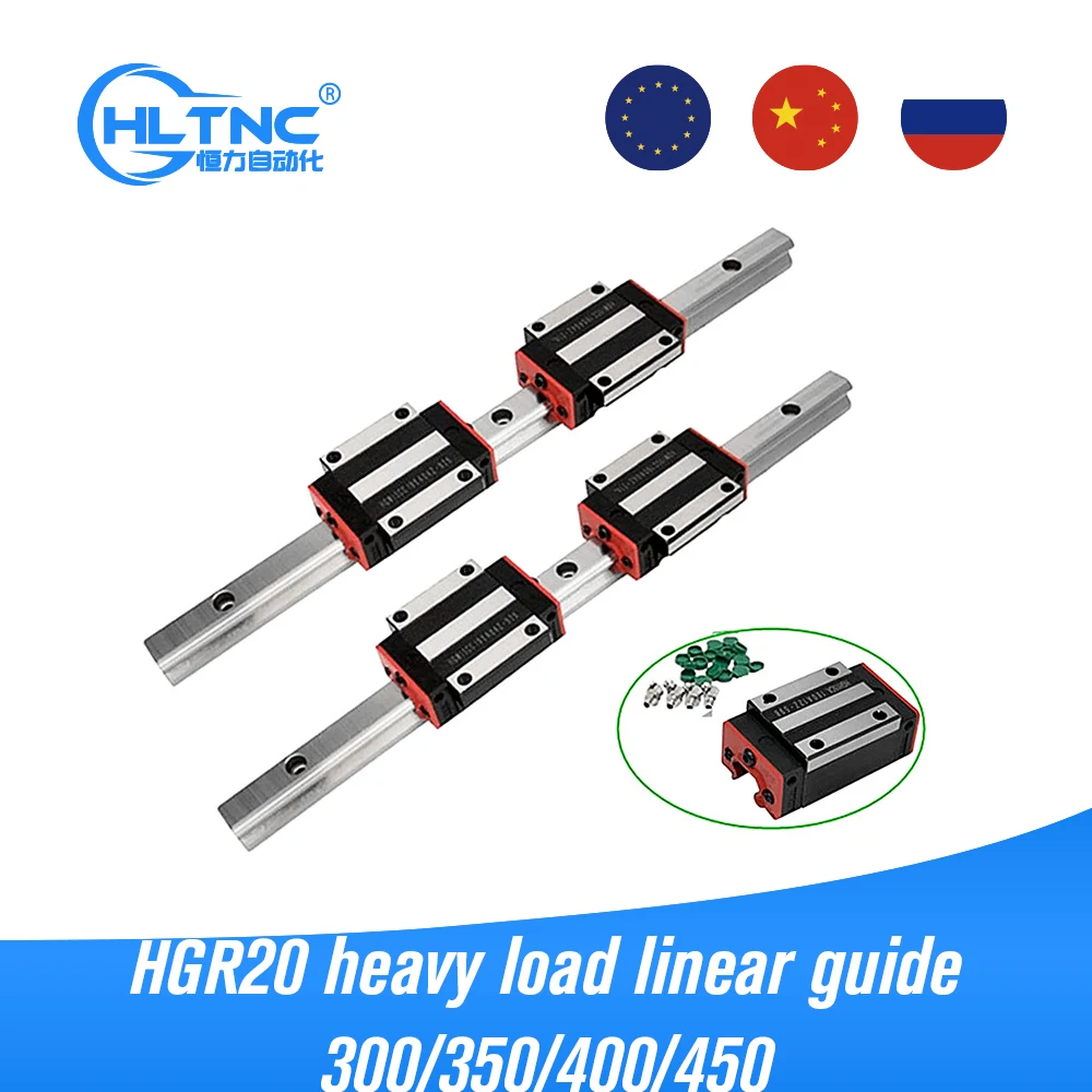 Линейные направляющие HGR20 + 20 мм 300 350 линейный подшипник hgh20ca HGW20CC сменные с HIWIN для