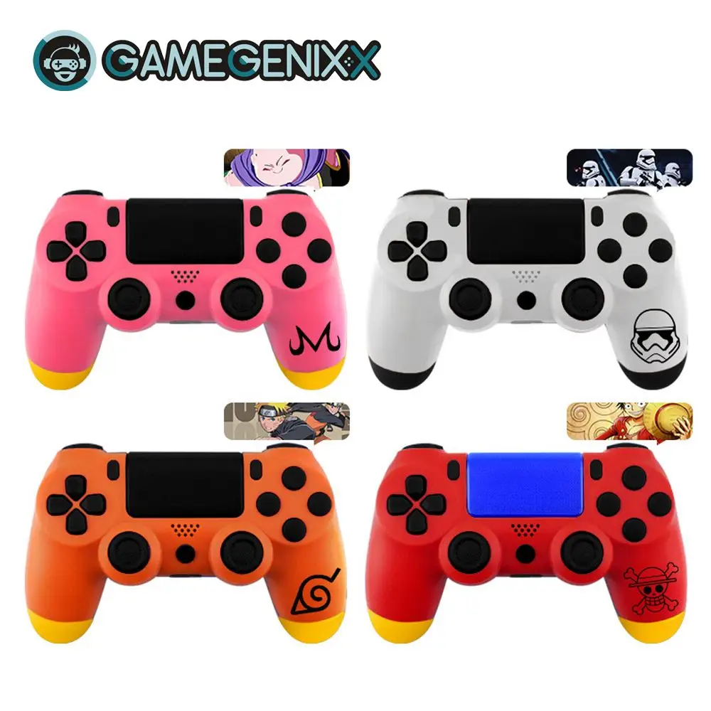 

GAMEGENIXX Plastic Wireless Controller Replacement Case Cover Housing Shell Button Mod Kit for JDM 040 Dualshock 4 PS4 Slim