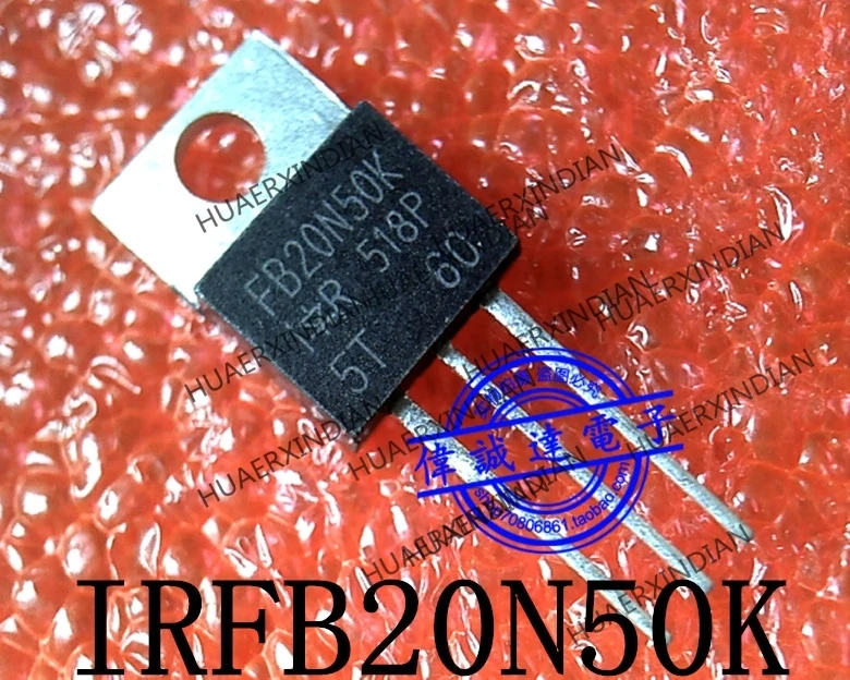 1PCS 새로운 원본 FB20N50K IRFB20N50K 20N50 TO 220 재고 품질 통과|스위치 전력 공급 장치 ...