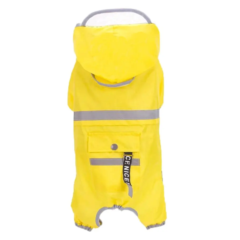 

Dog Raincoat Four-legged Waterproof Pet Supplies Clothes Spring And Summer Wear Pet Raincoat Full Package Style