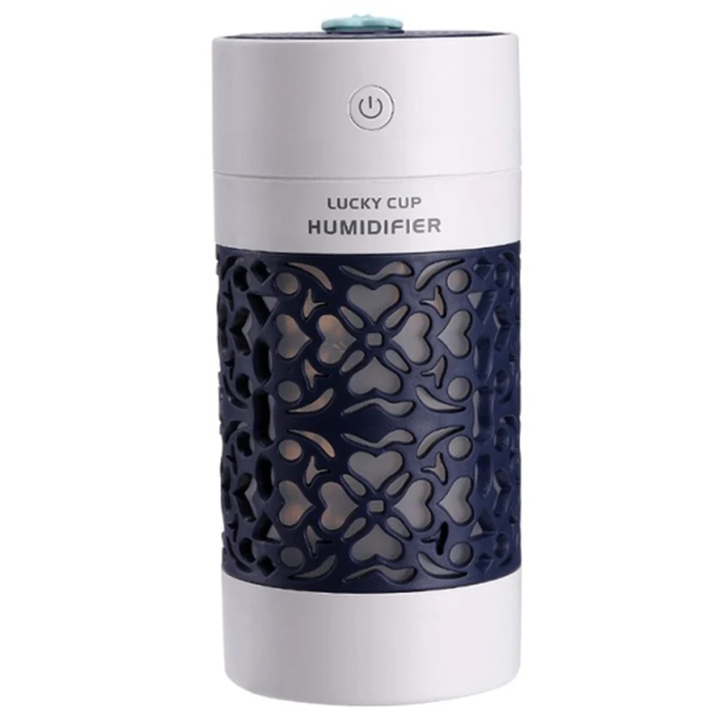 

Car Portable Air Humidifier Usb Ultrasonic Aromatherapy Diffuser With Led Fan 3 In 1 Multifunction Mini Essential Oil Diffuser