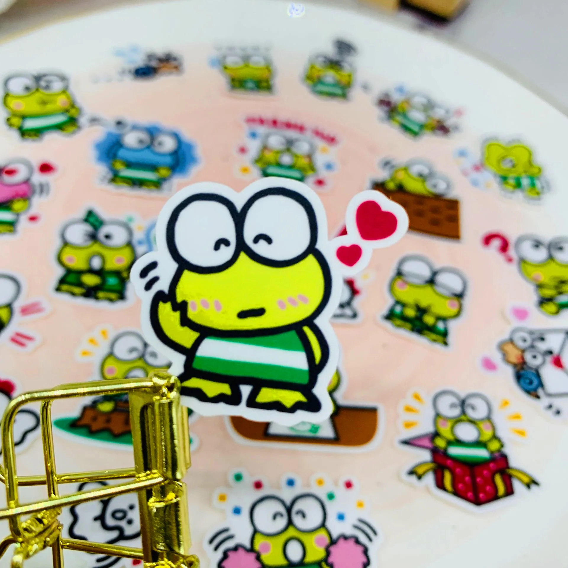 40 шт. мультфильм Мини Синяя Лягушка бумага Уплотнительная наклейка s ремесла и Скрапбукинг декоративная наклейка на книгу DIY канцелярские принадлежности