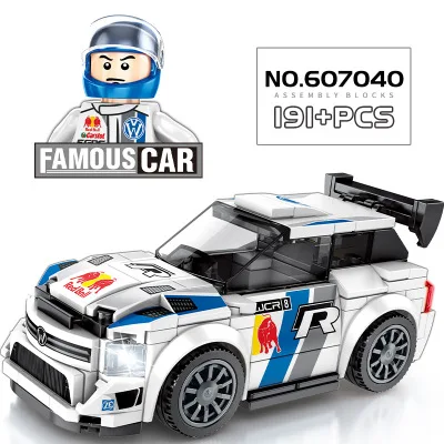 10 шт SD607017 Racing Veyron SF16-H AMG-GT3 M-7205 конструкторных блоков, Детские кубики Детский подарок развивающие детские игрушки
