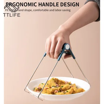 

4Pcs/Set Multifunctional Anti-scalding Clip Set Take Bowl Clip Tray Device Silicone Insulation Mat Kitchen Aid Tool Accessories