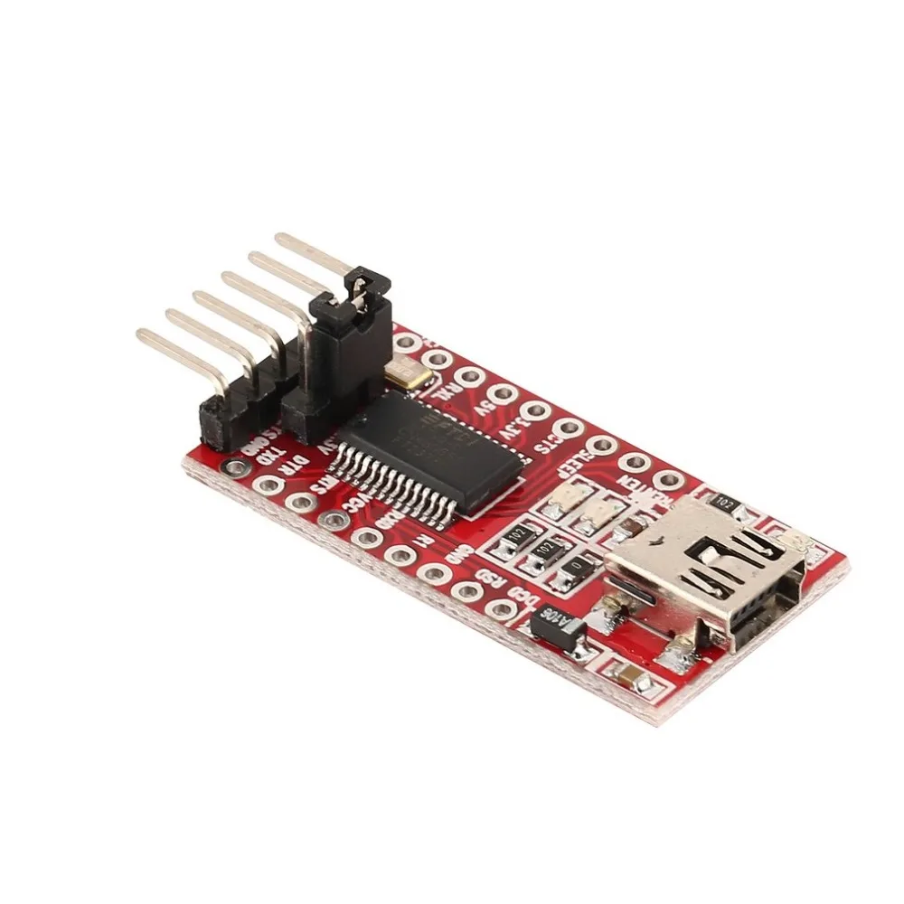 FT232RL FTDI USB to TTL Serial Adapter Module for Arduino FT232 Mini Port Support 3.3V 5V Compatibility Download Line