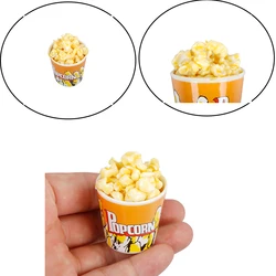 MINI maison de poupée Miniature, un seau de pop corn, jouet de Simulation, jouets alimentaires, bricolage de la maison, DIY, 1/6 