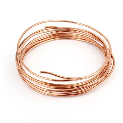 

3 Meters 10Ft Length Copper Tone Refrigerator Refrigeration Tubing Coil