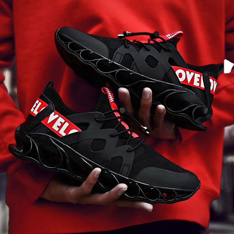 Cena Markowa konstrukcja nowa amortyzacja obuwie sportowe męskie buty na co dzień oddychające buty z siatką antypoślizgowa podeszwa odporna na zużycie