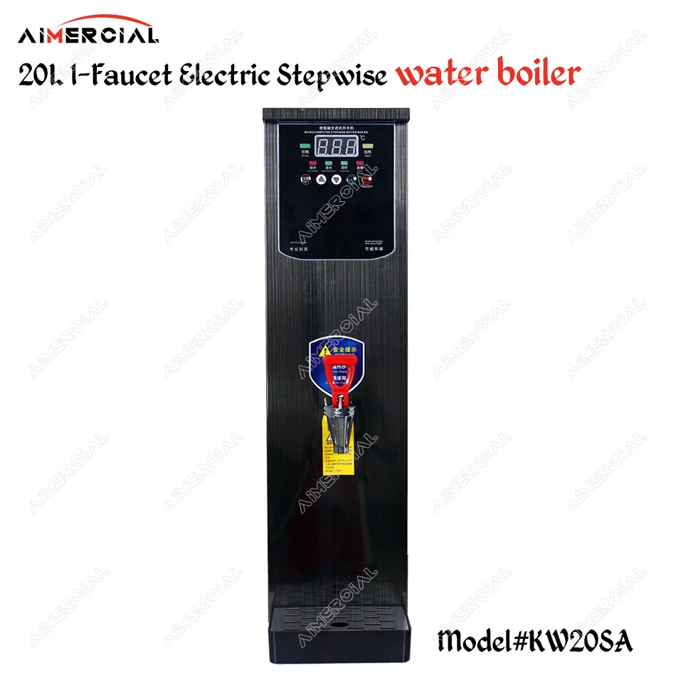 KW10SK commercial electric stepwise water boiler stainless steel water boiling machine with microcomputer control
