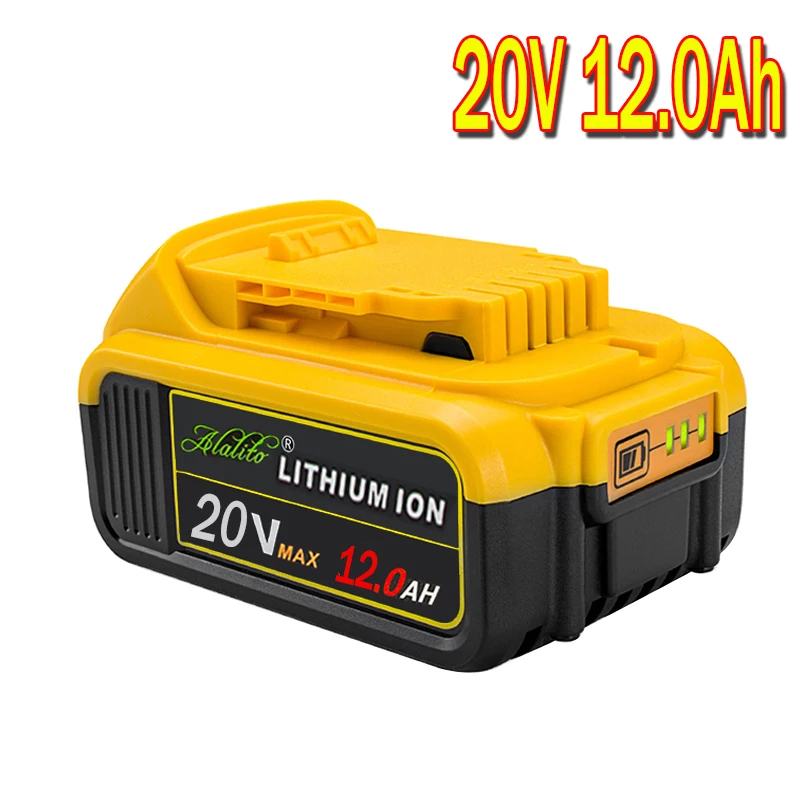 20V 12000mah для Dewalt DCB200 литий ионная аккумуляторная батарея MAX Замена DeWalt DCB205 DCB201 DCB203