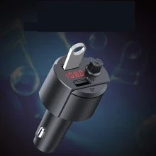 Dual USB Car Charger Handsfree Bluetooth Car Kit Wireless FM Transmitter MP3 Player Support U Disk Car Electronics Accessories new handsfree wireless bluetooth car kit fm transmitter radio support u disk mp3 player phone app control car charger aux out