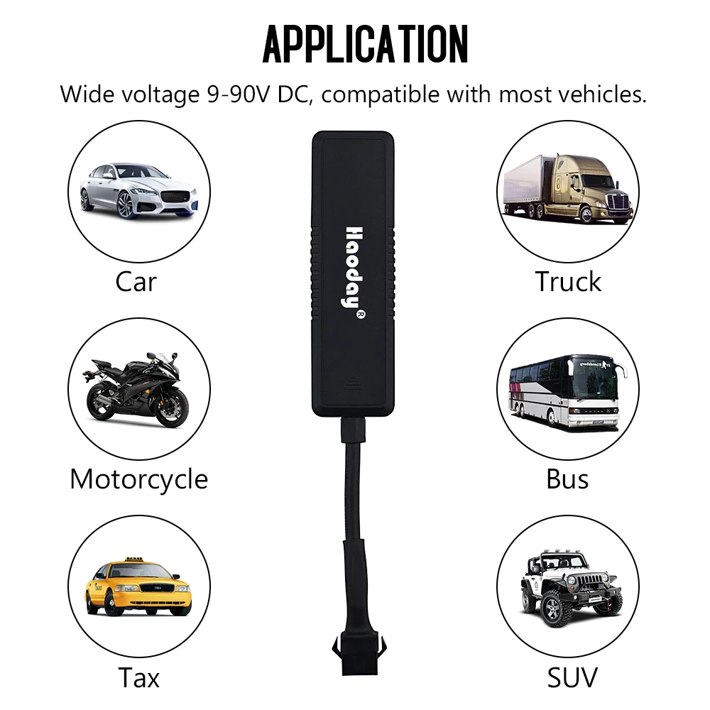 9 90V Auto Gps Gsm Tracker H905 Speeding Alarm Gratis Tracking App