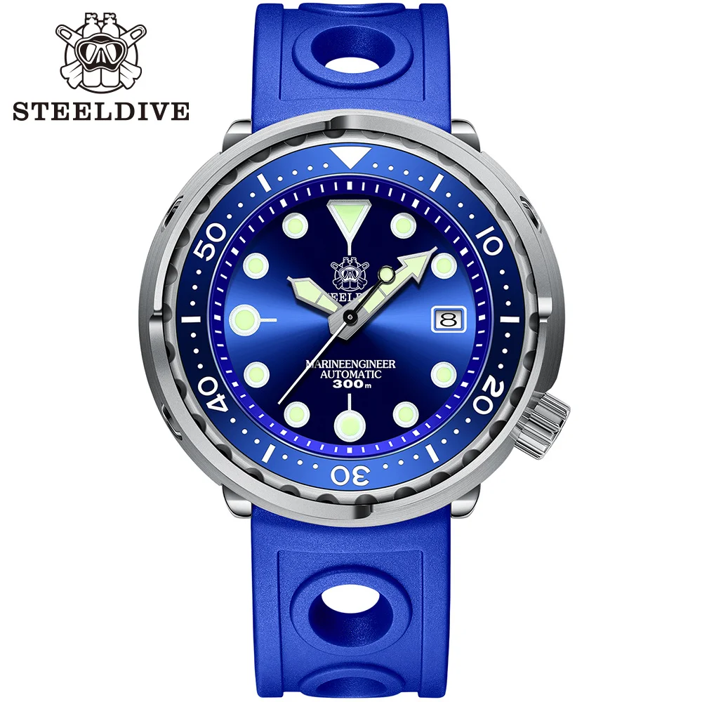 STEELDIVE 1975 Undefined Tuna Automatic Watch Men No Logo