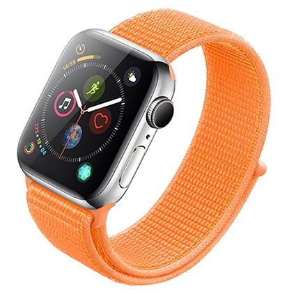 Нейлоновый ремешок для часов для Apple Watch Series 3 2 1 38 мм 42 мм мягкая дышащая Замена Спортивная петля для Iwatch Series 4 5 44 мм 40 мм - Цвет ремешка: color 15