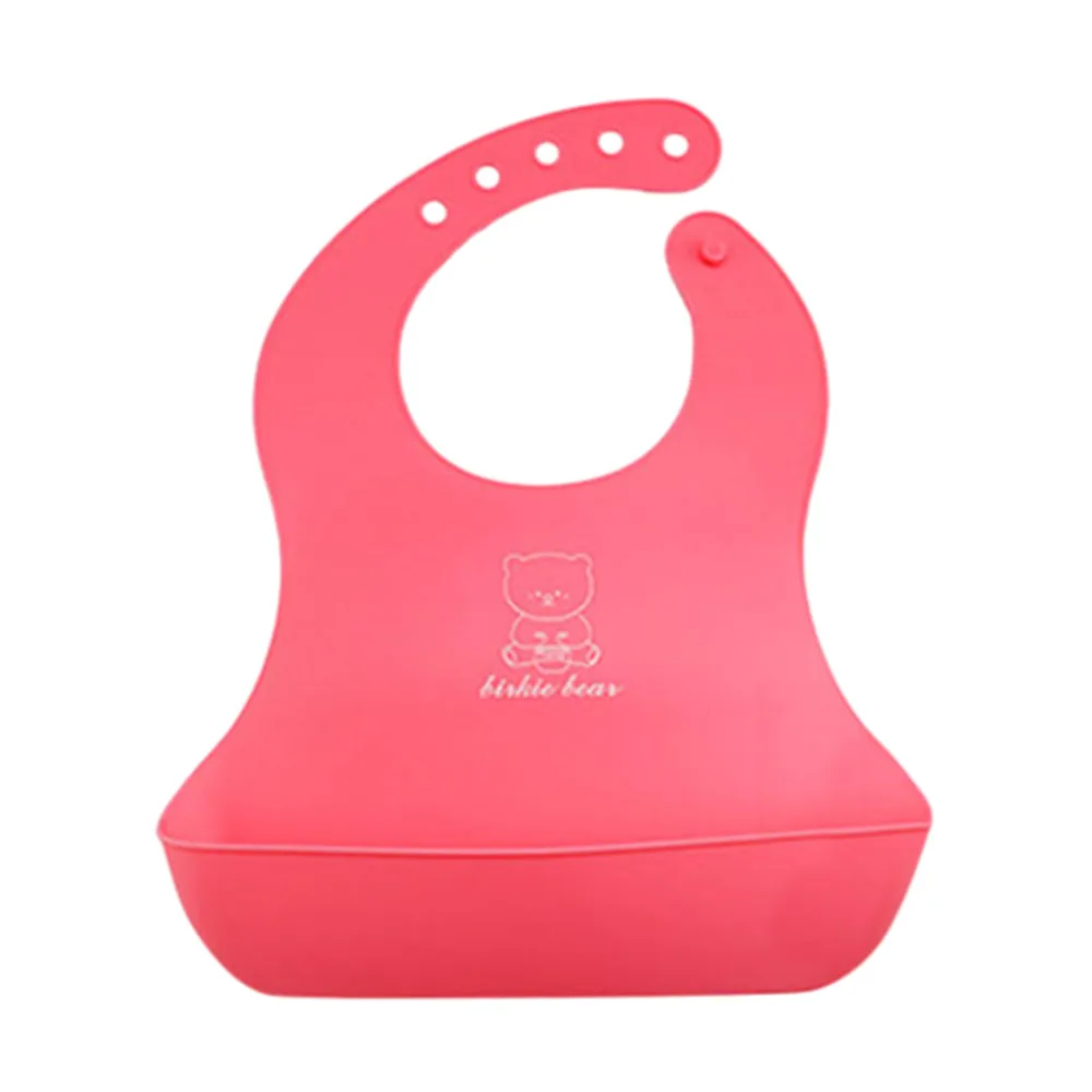 Adjustable Baby Bibs soft bib waterproof antifouling eating bib Silicone Waterproof Bib Baby Boys Girls Bandana Bibs