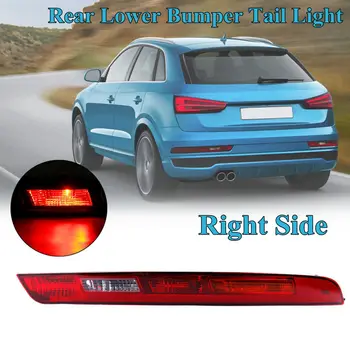 

New Left/Right Rear Lower Bumper Fog Light Tail Lights Red Side Tail Light Lower Bumper Tail Lamp For AUDI Q3 2016 2017 2018