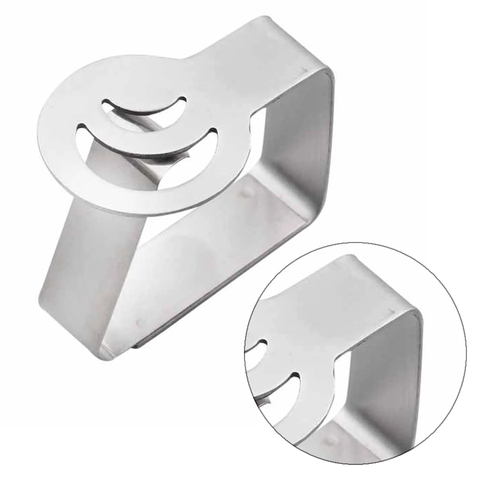 

Thicken Table Cloth Clamp Stainless Steel Table Cloth Clips Wedding Promenade Table Cover Holder For 2.5-3.5 cm Thickness Deskto