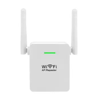 

Pix-Link Wireless Repeater 300Mbps Network Router Wifi Signal Range Extender Booster Dual 2 Db Antennas Uk Plug