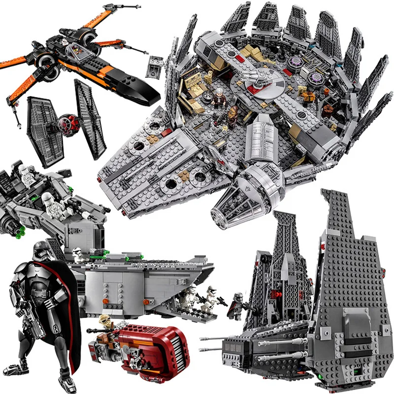 

Compatible with Legoinglys Star Wars Building Blocks Bricks Toys Space Starwars Action Figures Trooper Fighter Toys KID Gifts
