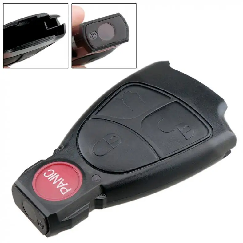 

4 Buttons Car Key Smart Shell Case Replacement Remote Cover Fit for For-Mercedes-Benz B/C E ML S CLK CL