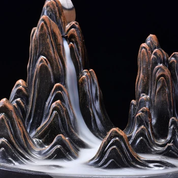 

Exquisite Workmanship Resin Alpine Flowing Water Incense Burner (without Incense) Incense Burner